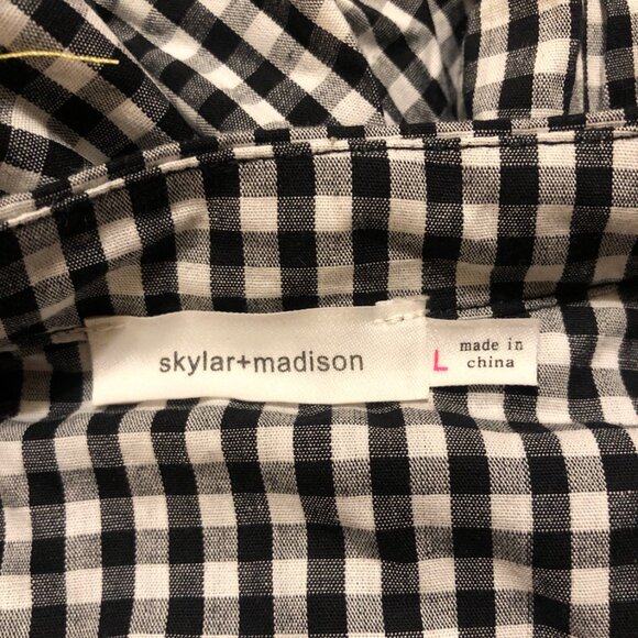 Black & White Checkered Swing Dress - Picture 6 of 10